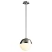 Oxygen Lighting Oxygen 3-6902-24 Contemporary Modern LED Pendant from Mondo Collection in Pewter, Silver Finish, Satin Nickel