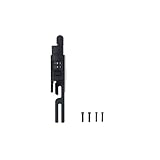 ヒナカ SEPA 防犯対策・窓の防犯 クレセント保護 窓破り対策 窓の鍵強化 窓のダイヤル式防犯錠 取付簡単 番号変更可能 2段式ダイヤル ブラック 195-BK