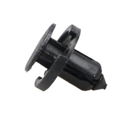 Clip di Fissaggio in plastica Nera da 8 mm di Diametro per paraurti, Portiere, Pannelli e parafanghi di Veicoli, 30 Pezzi.