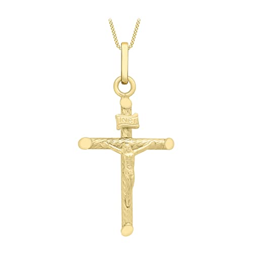 Collier avec pendentif en or jaune précieux de 9 carats et chaîne de 46 cm