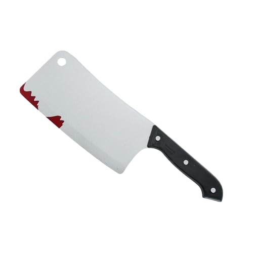 Boolavard-cuchillo falso para Halloween, Decoración Aterradora, Disfraz, Fiesta, Accesorios de Cosplay de Terror, Regalos (carnicero 1)