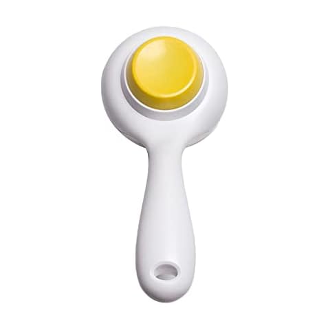 Pet Grooming Brush Dog Deshelding Comb Dog Massage Clean Tangled Brush with Cleaning Button for Removeing Tangles Dead Undercoat Cover