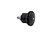 GN 822.6 Steel Lock-Out Type C Inch Size Mini Indexing Plunger with Hidden Lock Mechanism, 3/8"-24 Thread Size, 0.31" Thread Length