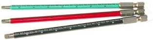 Driver Bits #1,2 & 3 Square (6"Robertson style) 3 Pack