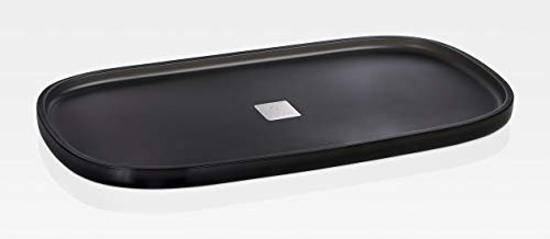 Joop! Crystal LINE dienblad L kleur antraciet