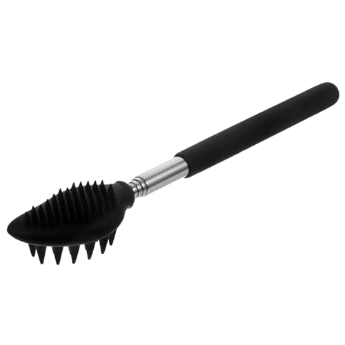 DEARMAMY Cepillo De Rascador De Espalda Eléctrico Rascadores De Espalda Para Adultos Rascador De Espalda Telescopico Rascador De Espalda Para Hombre Rascador Útil Black Gel De Sílice