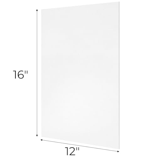 Hiceeden 6 Pack Hojas Plásticas ABS 12" x 16" x 0.06" miniatura 2