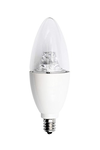G7 Denio LED Candelabra Style 35W Replacement B11 Bullet Accent Light Bulb, Non-Dimmable Warm White Light 2700K 5 Watt 330 Lumen, E12 Base