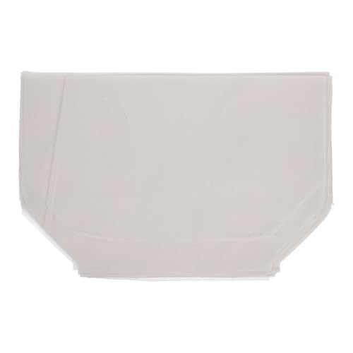 ibasenice Fundas Desechables para Asiento de Inodoro de Papel Hidrosoluble Caja de 200 Unidades Color Beige Protectores Biodegradables para Uso Viajes y Baños Públicos