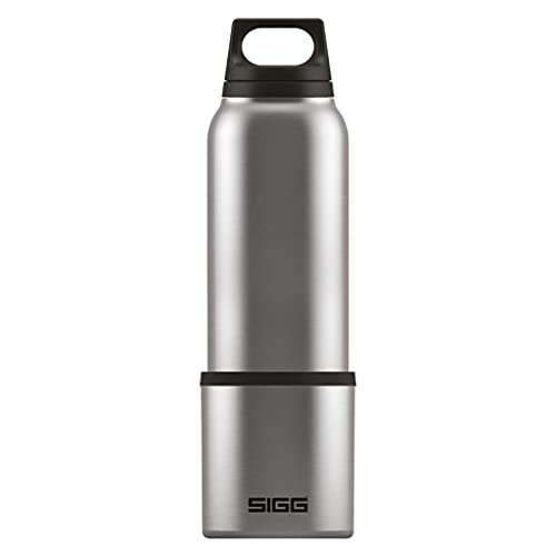 Sigg Thermos Hot & Cold 0,75l avec Tasse bouteille isolante en acier brossé durable