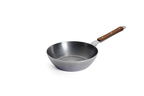 Woll Carbon Steel - Sartén alta (inductiva, diámetro de 24 cm, 5 cm de alto)