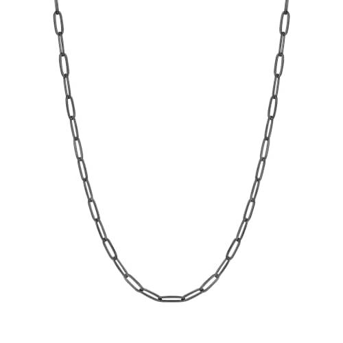 FindChic Paperclip Chain Necklace for Women 4 Colors 14"-24" for layering
