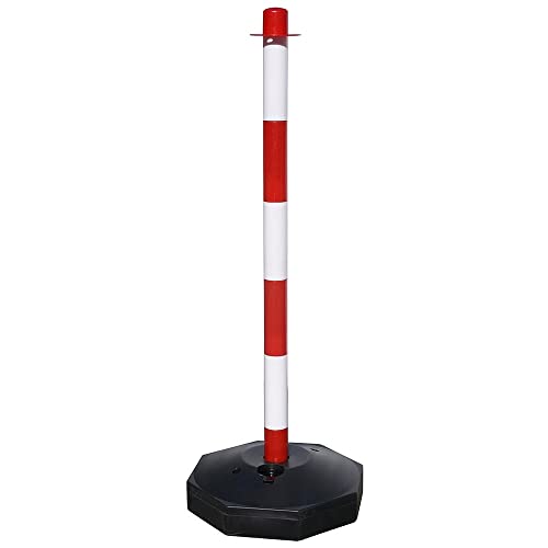 Poste para Cadena Plastico 90 cm. con Base