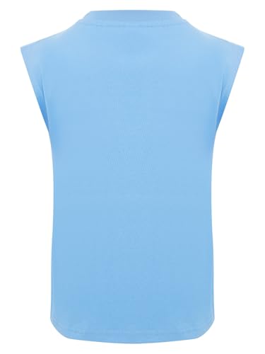 Kids Boys Athletic Tank Tops Sleeveless Solid Workout Tees Casual Sport Undershirts4