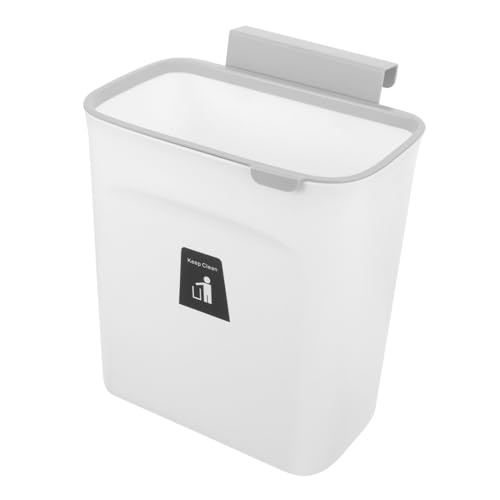 Caneca de basura rectangular de pared PRETYZOOM