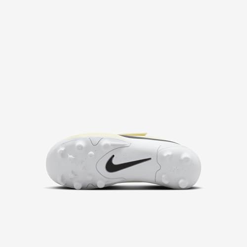 Nike Jr. Tiempo Legend 10 Club Little Kids' Multi-Ground Low Top Soccer Cleats (DV4356-700, Lemonade/Metallic Gold Coin/Black) Size 11.52