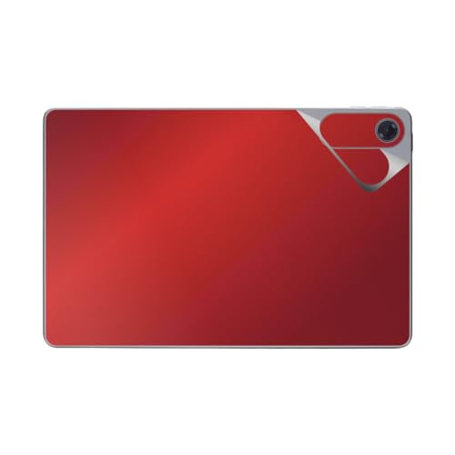 PDA工房 スキンシール LAVIE Tab T10 T1055/KAS, TAB10/F03 (10.1型ワイド・2025年4月発売モデル) 対応 【グロス・メタリックレッド】