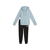 PUMA Damen Trainingsanzug mit Kapuze L, Seafoam Blue