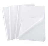 Anstore Biały papier bibułowy – 60 arkuszy, 50 x 76 cm, bez MG i kwasów, 17 g/m² do owijania, majsterkowania, dekoracji ślubnej, dekoracji bożonarodzeniowej, rzemiosła artystycznego