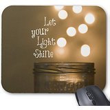 Inspirational Bible Verse Christian Quote Mouse Pad 9.84