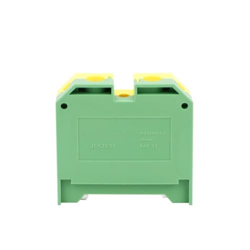 Bloque terminales tierra EK35/35 de tornillo SAK para carril DIN con cable de 35 Mm², 5 uds 2