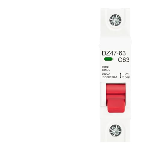 Interruptor automático monofásico 6A que evita sobrecargas en líneas de iluminación led