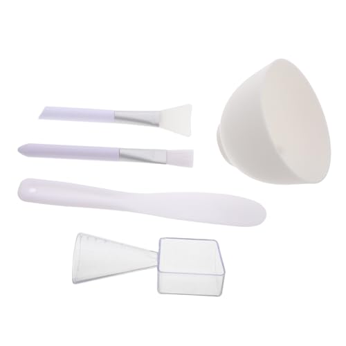 Beatifufu Facial Mask Mixing Bowl Set Silicone Stir Stick Brush Accessory Kit for Esthetician Salon Beauty Routine