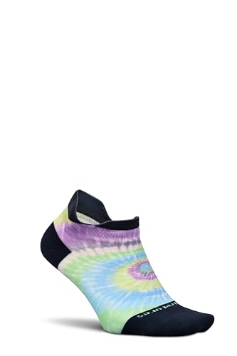Image of Feetures Elite Light Cushion No Show Tab Sock Wave