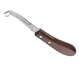 Coupe-sabot pratique - principalement utilisé pour manucurer les ongles des chevaux, nettoyer les fers à cheval et vous aurez une expérience d'équitation ou de course, couteau à sabot compact