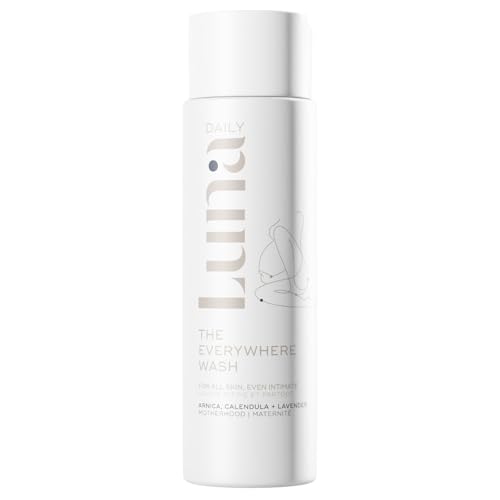 Image of Luna Daily Intimate Feminine Wash, Coconut & Lactic Acid Formula | pH-Balanced Body Wash for Women |Nourishing Cleanser for Pregnancy, Postpartum & Sensitive Skin | Gentle & Maternity-Safe, 250ml
