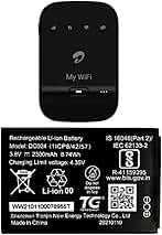 AEV Compatible Original DC024/H12348 Battery for Airtel My WiFi AMF-311WW Wireless Data Card 4G Hotspot-P_2300mAh (B0DDHW1HTS) Amazon Price History, Amazon Price Tracker