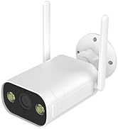 Security Camera Outdoor 2K 3MP, HD WiFi 2.4G Home Security Camera for Outside with IR & Color Nig...