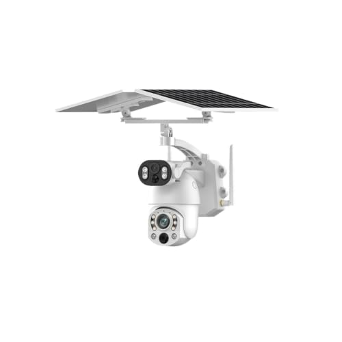 Cámara solar 4K con zoom 50x y seguimiento inteligente para exterior