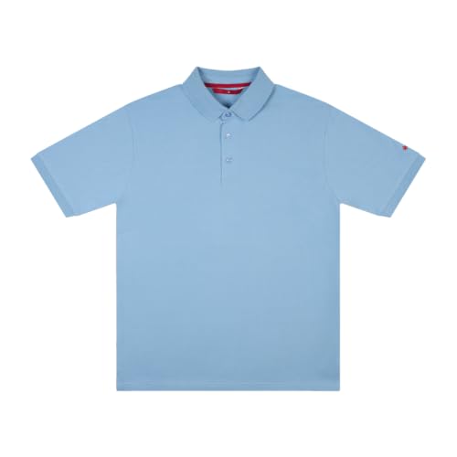 Image of LUDIC Core Polo T-Shirt, Dailymove Collection | Regular Fit | Stand-up Collars | 100% Organic Cotton, 240 GSM | Lightweight & Comfortable |Everyday Essential | Polo T-Shirt for Men