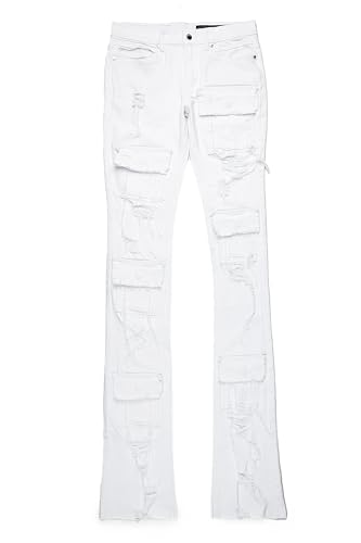 Men's Pooja Super Stacked Flare Jean2