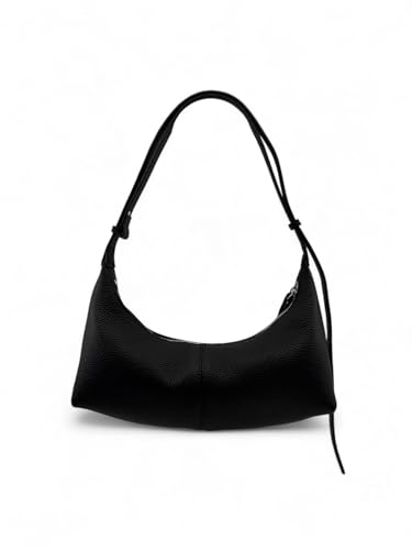Everyday Bag - Genuine Leather Handbag Minimal Style with 2-Way Crossbody & Shoulder Adjustable Strap2