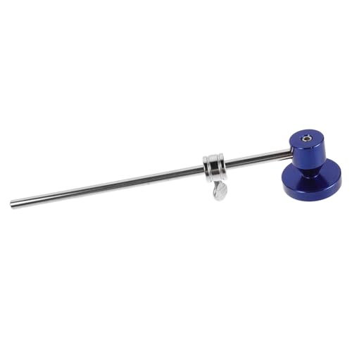 Golpeador para pedal de bombo con cabeza de aluminio azul miniatura 1