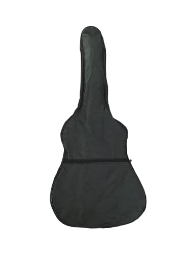 Gunner Smoke VanTian - Funda de Guitarra Dimensiones 4/4 de Color Negro con Apertura de Cremallera y Correa Cover