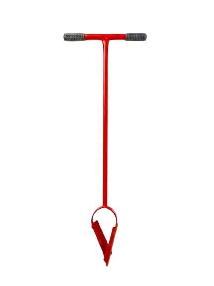 Image of Post Hole Hand Burma Borer Auger | Tool 4 Inch Manual Soil Drill for Planting Trees Fence Posts Gardening Digging Tool Durable Easy Use