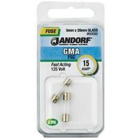 Jandorf Specialty Hardw Fuse Gma 15A Fast Acting 60690