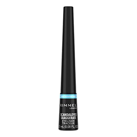 Rimmel Exaggerate Liquid Eyeliner, Black, 2.5ml (Pack of 1) Cover