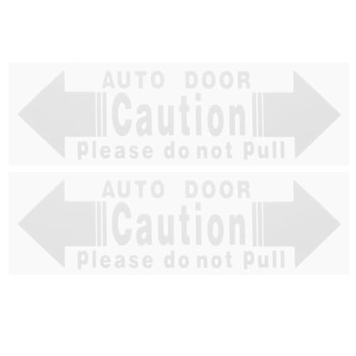 JECOMPRIS Lot De 2 Autocollants D'Avertissement Pour Portière De Voiture Ouverte Stickers De Sécurité Faciles À Coller Pour Protection Contre Les Chocs Portières 7.68X2.56In