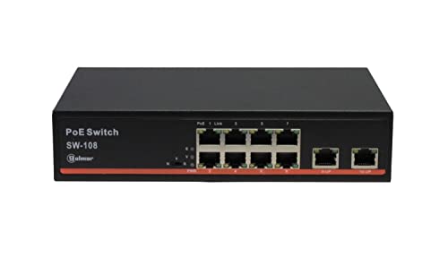 Switch 8 ports PoE GOLMAR évite les pannes d'alimentation
