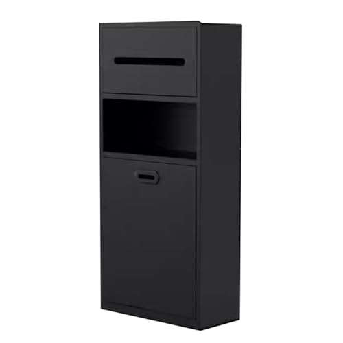Stainless Steel Shower Niche Caddy - Recessed Bathroom Storage Cabinet No Tile Installation Black 33 8x11 8x5 5