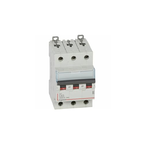 Disjoncteur triphasé Legrand DX3 63A C63 pour tableau électrique normé NF