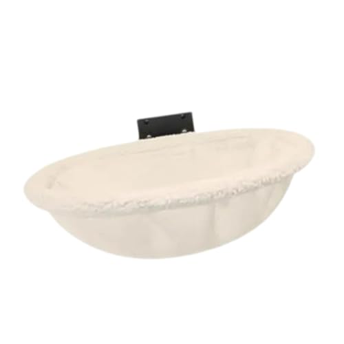 Sdlnklm 猫用ハンモック 壁取り付け式 猫用棚付きベッド 遊びや休息に最適, 白