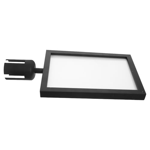 Poteau de barrière diamètre 63mm support de panneau A4 en acier inoxydable