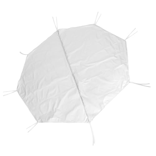 TOYANDONA Wasserdichte Hundegehege Abdeckung Weiß