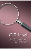 An Experiment in Criticism (Canto Classics) 1107698545 Book Cover