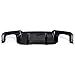 Kojem Rear Bumper Diffuser Spoiler Compatible with 2012-2016 BMW 5 Series F10 M5 Base 4-Door Sedan Protector Bumper Lower Spoiler Lip Carbon Fiber Color